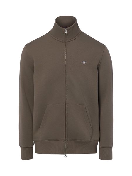 Gant bluza rozpinana Mężczyźni Bawełna brązowy|szary, XL. Brązowe bluzy bez kaptura męskie Gant, m, z bawełny. Za 649.95 zł.