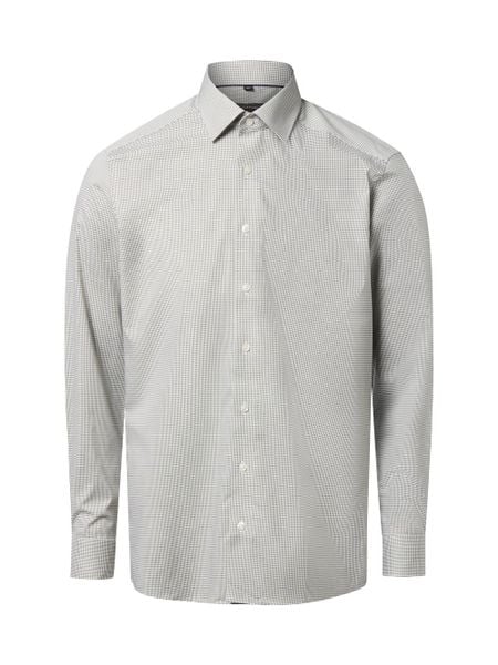 Finshley & Harding koszula biznesowa Mężczyźni Modern Fit Bawełna zielony|biały, 43. Białe koszule męskie Finshley & Harding, m, bez wzorów, z bawełny, bez kołnierzyka, bez ramiączek. Za 119.95 zł.