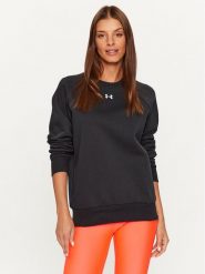 Under Armour Bluza Ua Rival Fleece Crew 1379508 Czarny Loose Fit. Czarne bluzy bez kaptura damskie Under Armour, xs, z bawełny. Za 109.88 zł.