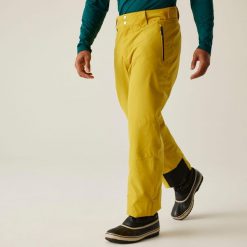 Achieve II Męskie spodnie narciarskie. Żółte spodnie materiałowe męskie Dare 2b, bez wzorów, sportowe. W wyprzedaży za 462.40 zł.