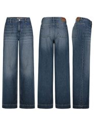 Sublevel Dżinsy - Comfort fit - w kolorze niebieskim rozmiar: XL. Niebieskie jeansy damskie Sublevel, z podwyższonym stanem. Za 162.49 zł.