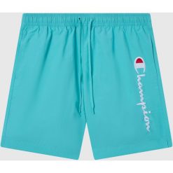 Spodenki kąpielowe męskie Champion Beachshort. Białe kąpielówki męskie CHAMPION, m, bez wzorów, z materiału, do pływania. Za 119.00 zł.