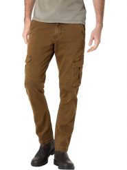 Timezone Spodnie "Niklas" - Regular fit - w kolorze jasnobrązowym rozmiar: W31/L32. Brązowe spodnie materiałowe męskie Timezone, bez wzorów, z bawełny. Za 165.71 zł.