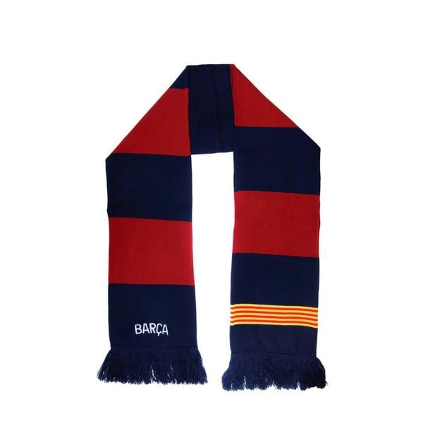 FC Barcelona szalik kibica dwustronny double vertical scarf wielokolorowy. Szaliki i kominy damskie FC Barcelona, bez wzorów. Za 129.00 zł.