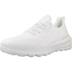 Tenisówki Geox Model D Spherica Actif Kolor Biały. Białe trampki i tenisówki damskie Geox, bez wzorów, z tkaniny. Za 409.99 zł.