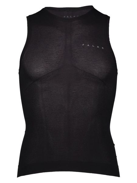 Falke Podkoszulek funkcyjny "Singlet" w kolorze czarnym rozmiar: S. Czarne bielizna termoaktywna męska Falke, s, bez wzorów, z materiału. Za 87.40 zł.