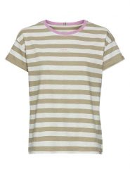 Camel Active Koszulka w kolorze kremowo-oliwkowym rozmiar: XXL. Brązowe bluzki damskie Camel Active, xxl, bez wzorów, z bawełny, bez kołnierzyka. Za 110.04 zł.