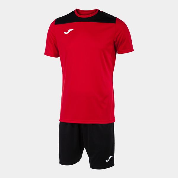 Zestaw sportowy Joma Phoenix Ii czerwono-czarny. Czarne spodnie dresowe damskie Joma, bez wzorów, z dresówki. Za 72.05 zł.