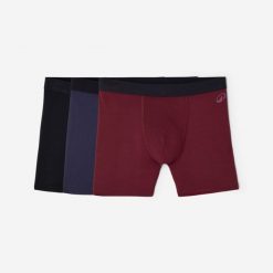 Second Life - Bokserki sportowe męskie 3 sztuki - Stan Doskonały. Czarne bokserki męskie Decathlon, bez wzorów, z elastanu. Za 53.99 zł.