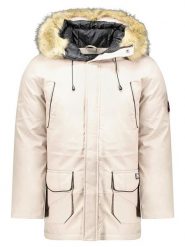 Geographical Norway Parka "Claude" w kolorze kremowym rozmiar: XL. Brązowe parki męskie Geographical Norway, xl, bez wzorów. Za 383.80 zł.