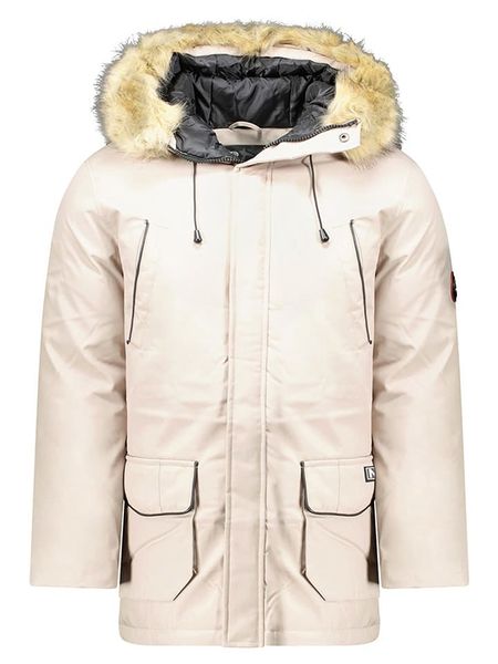Geographical Norway Parka "Claude" w kolorze kremowym rozmiar: XL. Brązowe parki męskie Geographical Norway, xl, bez wzorów. Za 383.80 zł.