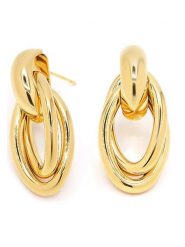 MOODE Kolczyki-wkrętki "Coralie" rozmiar: onesize. Żółte kolczyki damskie MOODE, ze stali. Za 39.99 zł.