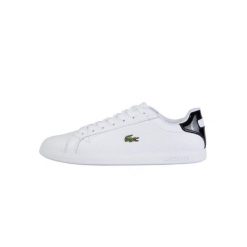 Buty Lacoste GRADUATE 120 1 SMA. Białe buty sportowe na co dzień męskie Lacoste, z materiału, bez zapięcia. Za 422.30 zł.