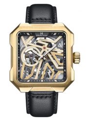 Heritor Zegarek automatyczny "Campbell" w kolorze złoto-czarnym rozmiar: onesize. Czarne, analogowe zegarki męskie Heritor, ze stali. Za 587.99 zł.