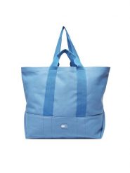 Tommy Jeans Torebka Tjw Tote Edition Canvas AW0AW17542 Niebieski. Niebieskie torebki klasyczne damskie Tommy Jeans, bez wzorów, z jeansu, bez dodatków. Za 299.99 zł.