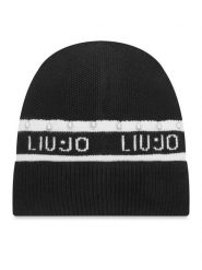 Liu Jo Czapka TF5239 MA92F Czarny. Czarne czapki zimowe damskie Liu Jo, z materiału. Za 269.99 zł.