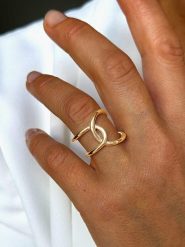 DI GIORGIO Pozłacany pierścionek rozmiar: 52. Żółte pierścionki damskie DI GIORGIO, pozłacane. Za 266.03 zł.