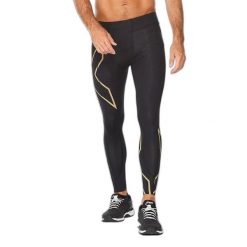 Legginsy kompresyjne 2XU Light Speed. Czarne spodnie sportowe męskie 2XU, z dzianiny. Za 709.00 zł.