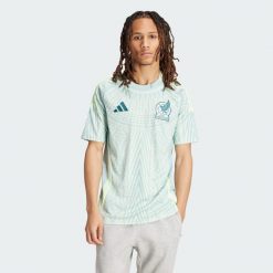 Koszulka Mexico 24 Away. Zielone t-shirty sportowe męskie Adidas, l, z dzianiny, bez ramiączek, do piłki nożnej. Za 336.60 zł.