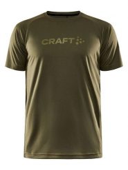 Craft Koszulka sportowa "Core Essence" w kolorze khaki rozmiar: XXL. Brązowe t-shirty sportowe męskie Craft, xxl, bez ramiączek, outdoorowe. Za 89.47 zł.
