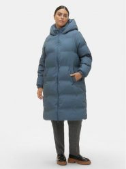 Vero Moda Curve Płaszcz zimowy 10297285 Niebieski Regular Fit. Niebieskie kurtki damskie Vero Moda Curve, na zimę, bez wzorów, z syntetyku. Za 349.99 zł.