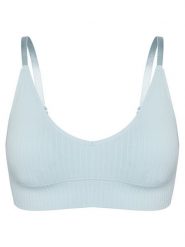 Hunkemöller Biustonosz top Dianne 302142 Błękitny. Niebieskie biustonosze Hunkemöller, xl, bez wzorów, z syntetyku, bez kołnierzyka. Za 69.99 zł.