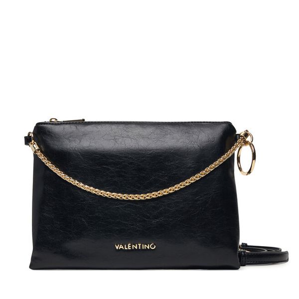 Torebka Valentino. Czarne listonoszki damskie Valentino, bez wzorów, bez dodatków. Za 569.99 zł.