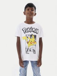 NAME IT T-Shirt 13225938 Biały Regular Fit. Białe t-shirty chłopięce Name it, bez wzorów, z bawełny, bez ramiączek. Za 49.99 zł.