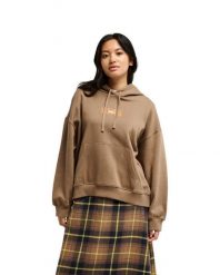 Bluza z kapturem dla Kobiety STANDARD Brązowy. Brązowe bluzy z kapturem damskie Quiksilver, m, z bawełny. Za 299.99 zł.