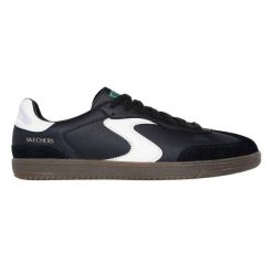 Buty sportowe Sneakersy męskie, Hotshot - Pyke. Białe buty sportowe na co dzień męskie Skechers, z materiału, bez zapięcia, trekkingowe. Za 219.99 zł.