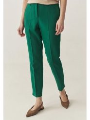TATUUM Spodnie w kolorze zielonym rozmiar: 36. Zielone spodnie materiałowe damskie Tatuum, bez wzorów, z materiału, z podwyższonym stanem. Za 193.70 zł.