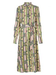 Herrlicher Sukienka "Swantje" ze wzorem rozmiar: XS. Sukienki damskie Herrlicher, na co dzień, xs, bez wzorów, z tkaniny, bez kołnierzyka, bez ramiączek, midi, proste. Za 202.03 zł.