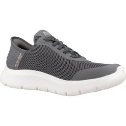 Buty SKECHERS SLIP INS: GO WALK Szary. Białe obuwie do biegania damskie Skechers. Za 385.99 zł.