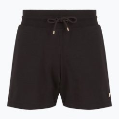 Spodenki damskie EA7 Emporio Armani Train Core Lady. Czarne spodenki sportowe damskie EA7 Emporio Armani, s, z bawełny, na fitness i siłownię. Za 189.99 zł.