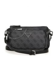 Guess Torebka w kolorze antracytowym - 24 x 12 x 4 cm rozmiar: onesize. Czarne torebki klasyczne damskie Guess, z aplikacjami, z materiału, bez dodatków. Za 347.99 zł.