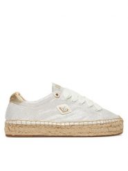 REPLAY Espadryle GWF22 .000.C0093S Biały. Białe espadryle damskie Replay, bez wzorów, z materiału, bez obcasa. Za 349.99 zł.