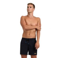 Szorty męskie spodenki kąpielowe sportowe na basen plażę Arena Pro File. Czarne kąpielówki męskie Arena, m, bez wzorów, do pływania. Za 121.98 zł.