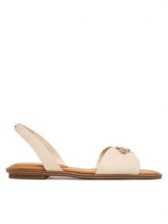 Aldo Sandały Calelian 14298258 Kremowy. Białe sandały damskie Aldo, bez wzorów, ze skóry, bez obcasa, na płaskiej podeszwie. Za 229.99 zł.