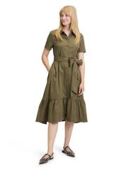 Vera Mont Sukienka w kolorze khaki rozmiar: 42. Brązowe sukienki damskie Vera Mont, bez wzorów, z tkaniny, bez kołnierzyka, bez ramiączek, midi. Za 239.99 zł.
