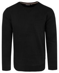Miękka i Wygodna Bluza Męska - Czarna. Czarne bluzy bez kaptura męskie Minute, m, z bawełny. Za 148.00 zł.