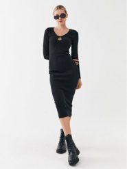 ONLY Sukienka codzienna 15302675 Czarny Standard Fit. Czarne sukienki damskie Only, na co dzień, s, bez wzorów, z bawełny, bez kołnierzyka, bez ramiączek, proste. Za 99.99 zł.