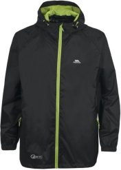 Kurtka 2058 Qikpac unisex - packaway, czarna. Czarne kurtki damskie Trespass, xl, bez wzorów, bez kaptura. Za 211.99 zł.