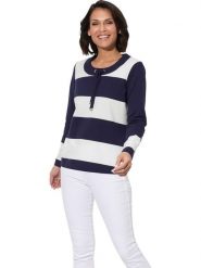 WITT WEIDEN Bluzka w kolorze fioletowo-kremowym rozmiar: 44. Brązowe bluzki damskie WITT WEIDEN, bez wzorów, bez kołnierzyka, bez ramiączek. Za 52.30 zł.