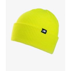 Czapka zimowa DZIK® żółta. Żółte czapki męskie DZIK, ze skóry. Za 139.99 zł.