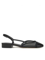 Aldo Sandały Clementinne 13835041 Czarny. Czarne sandały damskie Aldo, bez wzorów, ze skóry, bez obcasa, na płaskiej podeszwie. Za 149.99 zł.