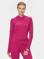 Guess Bluza Anneka V4RQ03 KC2U2 Różowy Regular Fit. Czerwone bluzy bez kaptura damskie Guess, xl, z syntetyku. Za 199.99 zł.