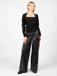 Silvian Heach Sweter | PGA22297MA | Kobieta | Czarny. Czarne swetry klasyczne damskie Silvian Heach, m, z dzianiny, bez kołnierzyka. W wyprzedaży za 309.00 zł.