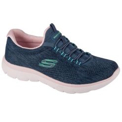 Buty treningowe damskie, Skechers Summits - Fun Flair. Niebieskie obuwie treningowe damskie Skechers, na fitness i siłownię. Za 249.99 zł.