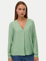 Vero Moda Bluzka Urli 10338835 Zielony Regular Fit. Zielone topy sportowe damskie Vero Moda, xs, bez wzorów, z wiskozy, bez ramiączek. Za 139.99 zł.