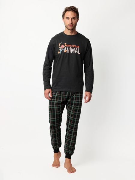 Disney Piżama "Disney" w kolorze czarnym rozmiar: XL. Czarne piżamy męskie Disney, xl, bez wzorów, z bawełny, bez ramiączek. Za 165.99 zł.